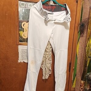 Rawlings White Semi-Relaxed Pants